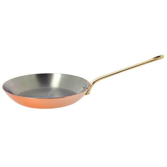 de Buyer vara INOCUIVRE pan - 20 cm, misiņa rokturi, ideāla cepšanai un sautēšanai, izturīga un efektīva.