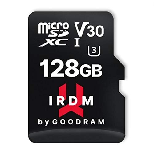 GOODRAM SD Karte 128 GB UHS I U3 - High-speed storage, ideal for cameras and drones, 4K video support.