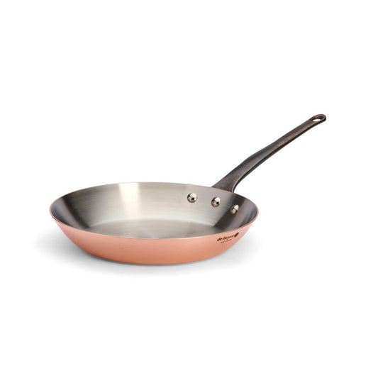 de Buyer vara panna INOCUIVRE - 28 cm, čuguna rokturi, vara brūna, ideāla cepšanai un sautēšanai