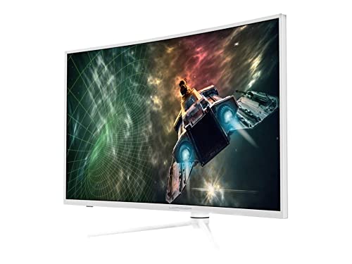 LC-Power LED Monitor - Curved QHD, 38.5" display, 165Hz refresh rate, sleek white design, model LC-M39-QHD-165-C