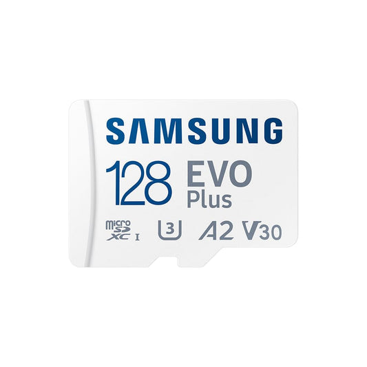 Samsung EVO Plus microSD atmiņas karte (2024) (iekļaujot SD adapteri) - 128 GB