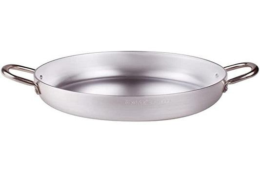 Pentole Agnelli alumīnija panna - 2 rokturi, nerūsējošais tērauds, 18 cm, viegla un izturīga.