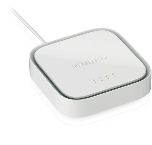NETGEAR LTE modems 4G LM1200 (līdz 150 MBit/s lejupielādē, 2x Gigabit LAN/WAN porti, iebūvēts 4G LTE modems Cat4, saderīgs ar visām Eiropas SIM kartēm), balts