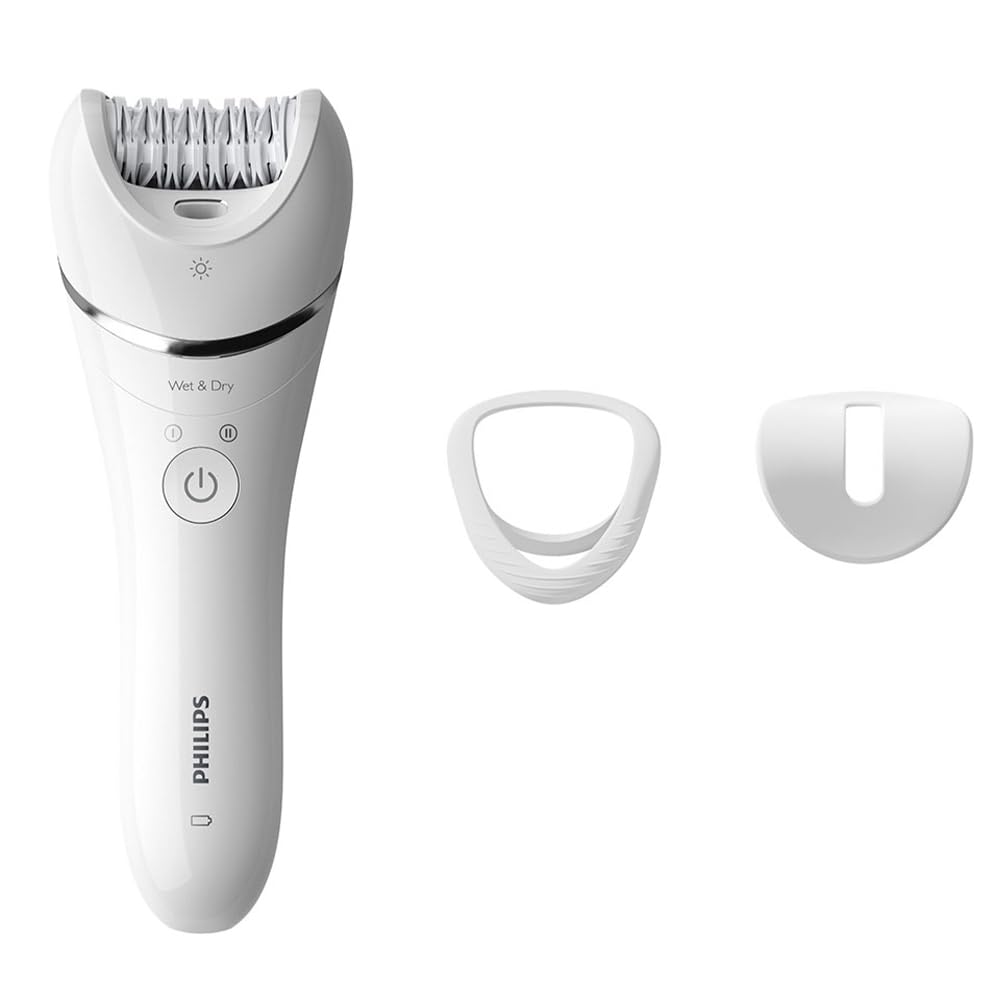 Philips epilators Series 8000, bezvadu mitrā un sausā epilatora kājām un ķermenim, matu noņemšanas ierīce sievietēm