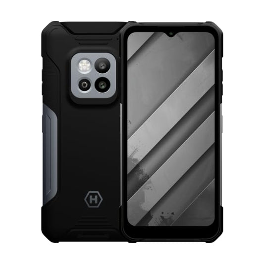 Hammer Construction 2 - IP69 ultra-durable smartphone, 50m laser level, 6+8GB RAM, 50MP night vision camera, 6500mAh battery.