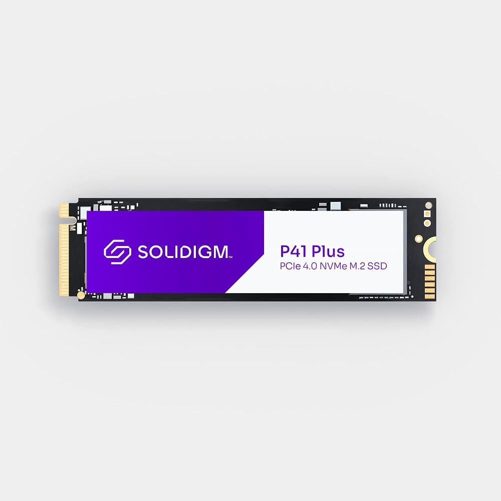 Solidgim SSD P41 Plus 512GB - M.2 80mm, high-speed storage, durable design, ideal for gaming and professional use.