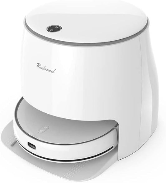 Redroad G10 putekļsūcējs robots - mazgāšanas funkcija, pašattīroša dokstacija, automātiska mopa pacelšana, 4,5 l ūdens tvertne.