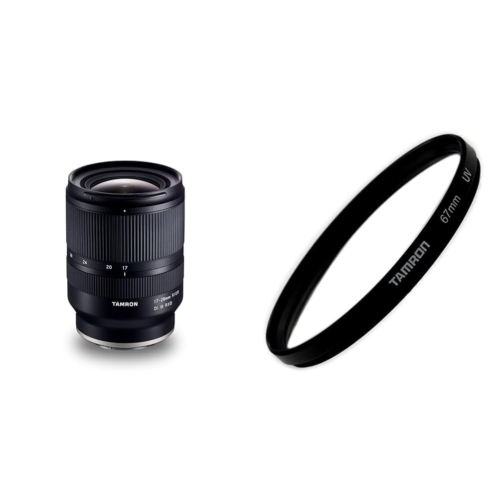 Tamron 17-28 mm F/2.8 Di III RXD - Sony E-Mount ar Tamron UV filtrs 67 mm