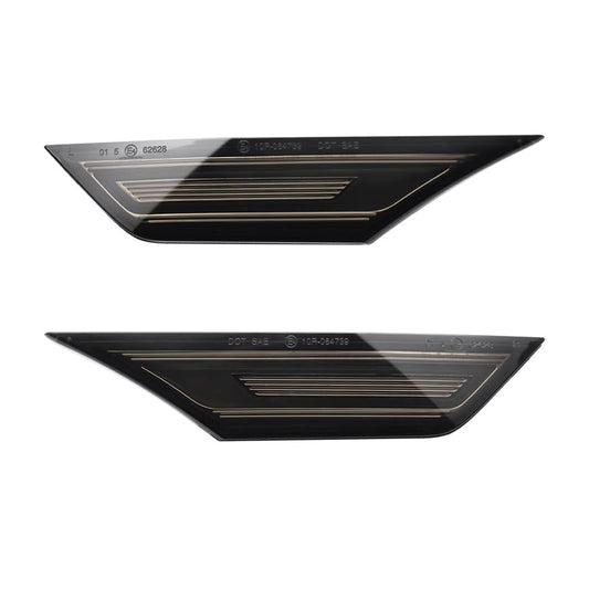 AUTO-STYLE LED sānu pagrieziena signālu komplekts, saderīgs ar Honda Civic X 2016-2022 - Smoke - iekļaujot dinamisko gaismas plūsmu un pozīcijas gaismu