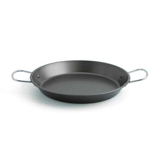 Quid Senia Paella Panna - 30 cm, 4 servings, black enameled steel, 2.79 cm depth