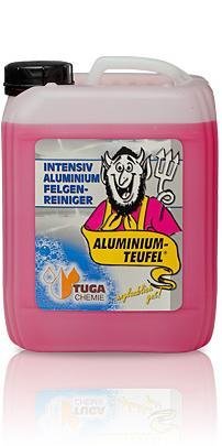 Riteņu tīrītājs TUGA Chemie Aluteufel rot – alumīnija disku tīrītājs, intensīvs