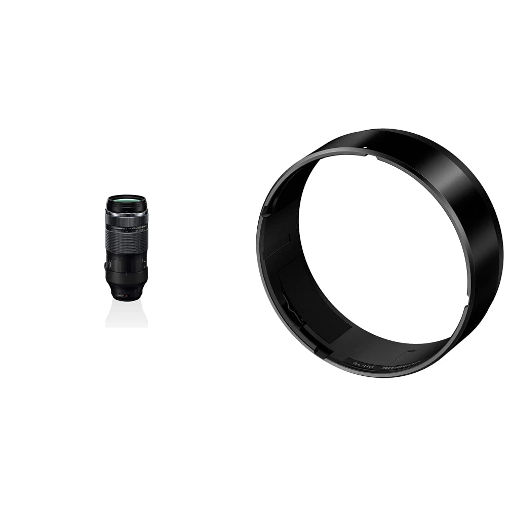 Olympus M.Zuiko DIGITAL ED 100-400mm F5.0-6.3 is, supertelezoom, piemērots visām MFT kamerām, melns & dekoratīvais gredzens (DR-79) M.Zuiko Digital ED 300mm F4.0 is Pro