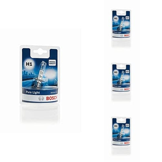 Bosch H1 Pure Light Lampa - 12 V 55 W P14,5s - 1 gab., 4 iepakojumā