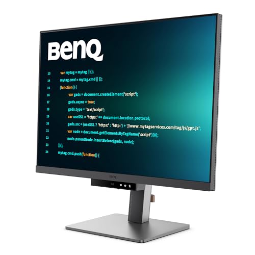 BenQ RD280U 28.2" 4K Monitor - Professional coding mode, eye care, ergonomic design, 3:2 aspect ratio, quick launch buttons.