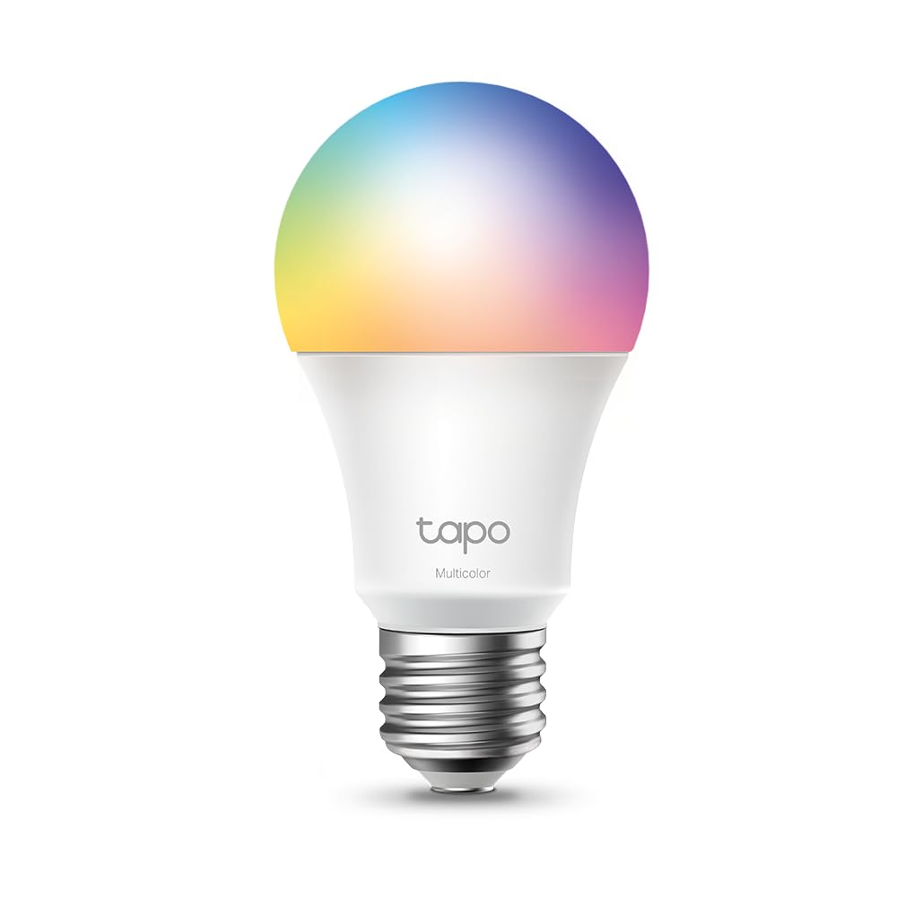 Viedā LED spuldze E27 TP-Link Tapo L530E, Alexa, daudzkrāsaina, aptumšojama, Wi-Fi, 806 Lumen, 8,7 W, bez centrmezgla