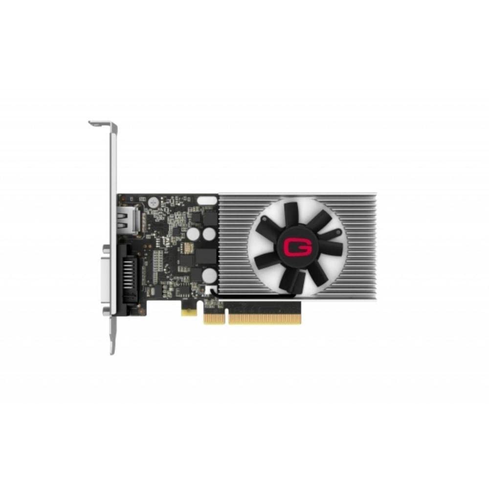 Gainward GeForce GT 1030 2GB GDDR4 - 2GB memory, 1050 MHz, PCIe 3.0, black and gray graphics card.