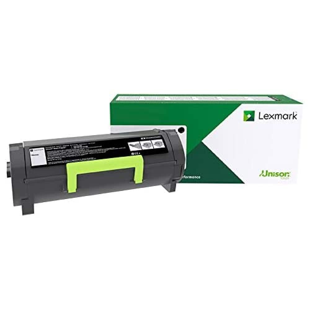 Lexmark 51B2H00 - melna augstas ietilpības tonera kasetne ar atgriešanas iespēju, nodrošina izcilu drukas kvalitāti.