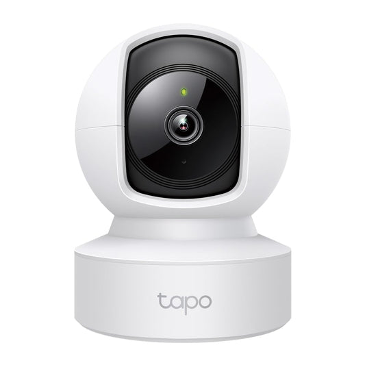 Tapo C202 360° WLAN uzraudzības kamera, Ethernet/Wi-Fi pieslēgums, 1080P HD, kustības izsekošana, nakts redzamība, divvirzienu audio, saderīga ar Alexa un Google Assistant, līdz 512GB vietējā glabāšana