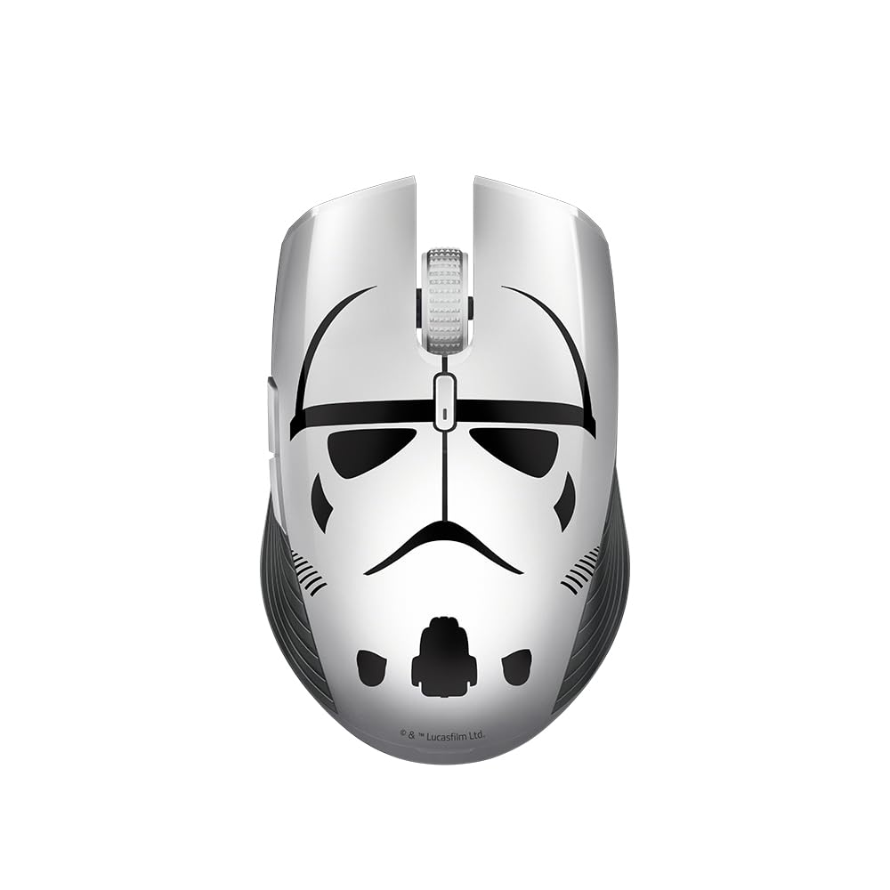 Razer Atheris Stormtrooper Edition - Bezvadu spēļu pele ar 280 stundu akumulatoru, optisko sensoru un divējādu savienojamību