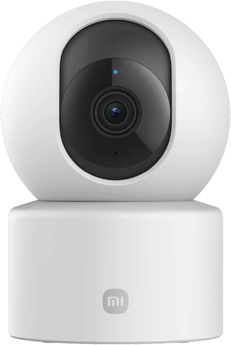 Xiaomi Smart Camera C301 uzraudzības kamera ar 2K izšķirtspēju 2304p (3MP), 360°, nakts redzamību, kustības noteikšanu ar IA, atbalsta SD karti, balta.