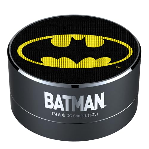 ERT GROUP Bluetooth skaļrunis DC paraugs Batman 001, 3W skaļrunis, portatīvs, iebūvēts mikrofons un FM radio, Micro SD kartes slots, uzlādējama akumulators