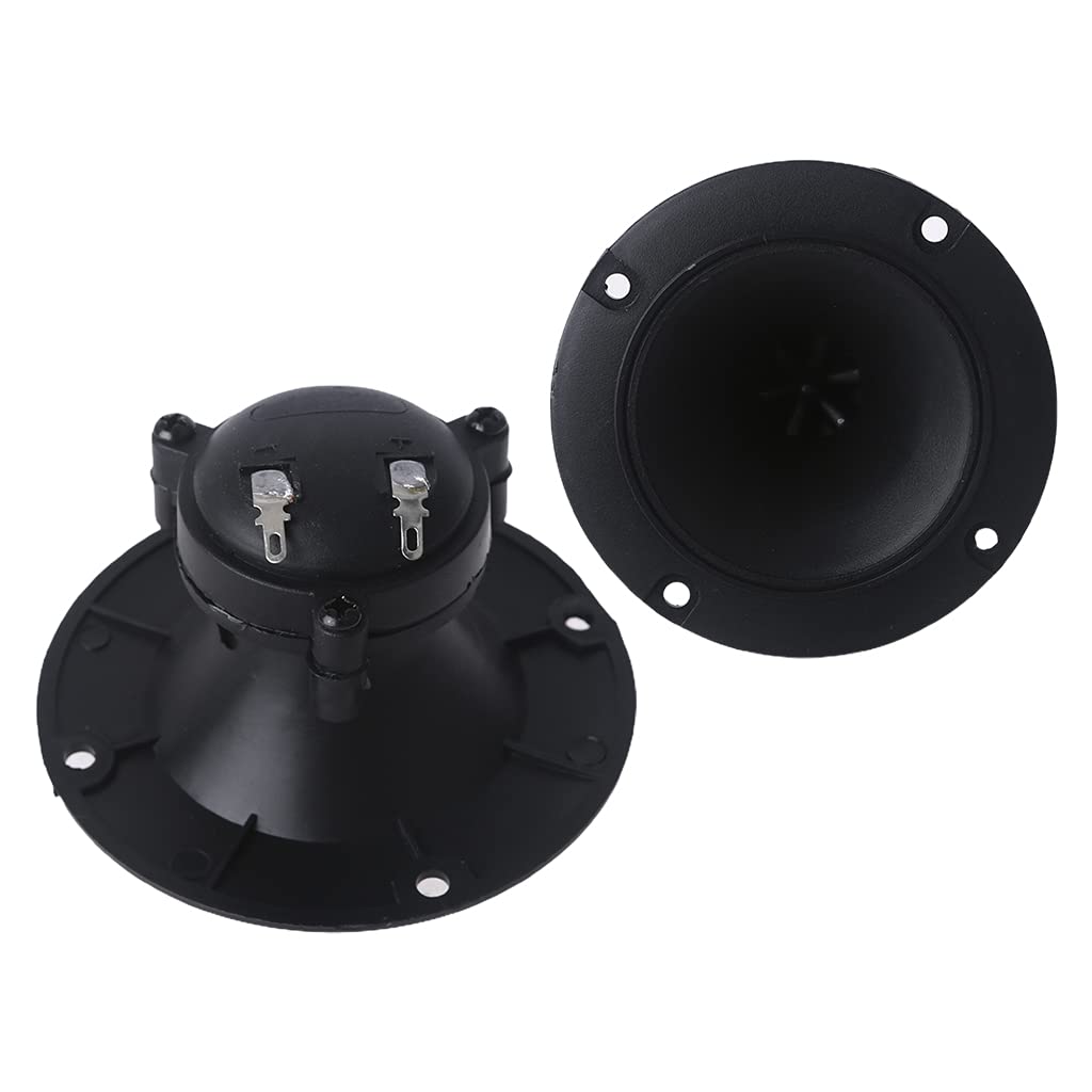 Max-Tonsen 1 pāris 96-mm audio skaļruņu augstfrekvences piezo augstfrekvences piezoelektriskais skaļrunis portatīvs 3 collu diametrā 9-mm augstas jaudas horns - melns