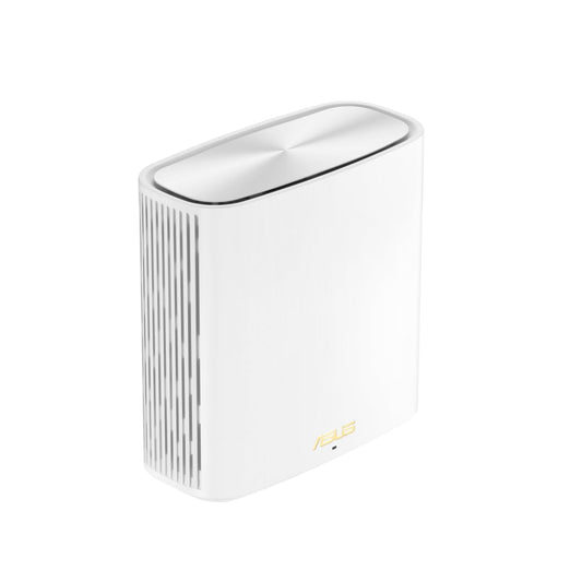 ASUS ZenWiFi XD6S Visu māju Mesh WiFi 6 sistēma AX5400 kombinējams maršrutētājs (1 iepakojums, balts, pārklājums līdz 501 m² (4+ istabas), vienkārša iestatīšana, tīkla drošība)
