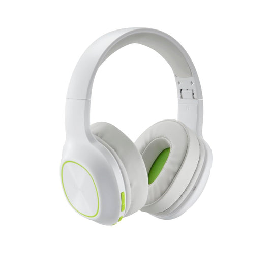 Hama Bluetooth austiņas - 60h akumulators, papildu basu, savienojums ar 2 ierīcēm, saderīgas ar balss asistentiem, salokāmas, baltas