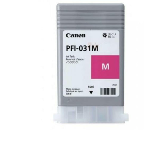 CANON PFI-031M - Original Magenta ink cartridge, 1 piece, high-quality printing for vibrant colors.