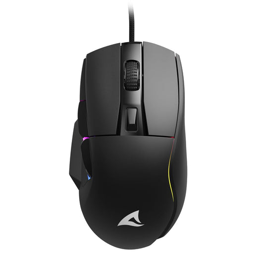 Sharkoon Skiller SGM35 - Optiskā spēļu pele ar RGB apgaismojumu un PBT pogām.