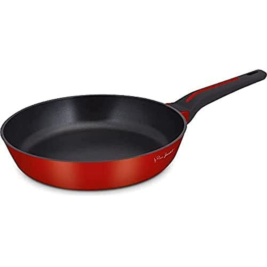 Lamart panna - 28 cm diameter, non-stick coating, red and black design.