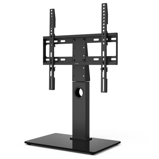 Hama TV statīvs (stends televizoriem 32“-55“, līdz 30 kg, televizora statīvs augstuma regulēšanai, pagriežams, VESA saderīgs, stabils TV televizora statīvs) melns