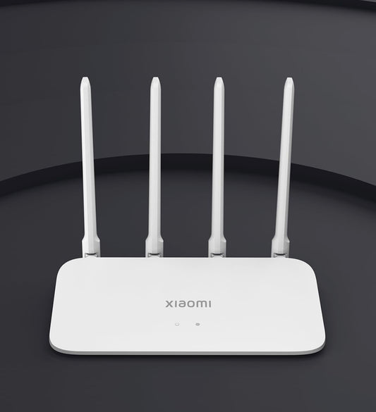 Xiaomi maršrutētājs Ac1200, šķiedru maršrutētājs 1200 Mbit/s, maršrutētājs ar 128 MB atmiņu, bezvadu divjoslu maršrutētājs ar 4 visvirziena antenām, balts