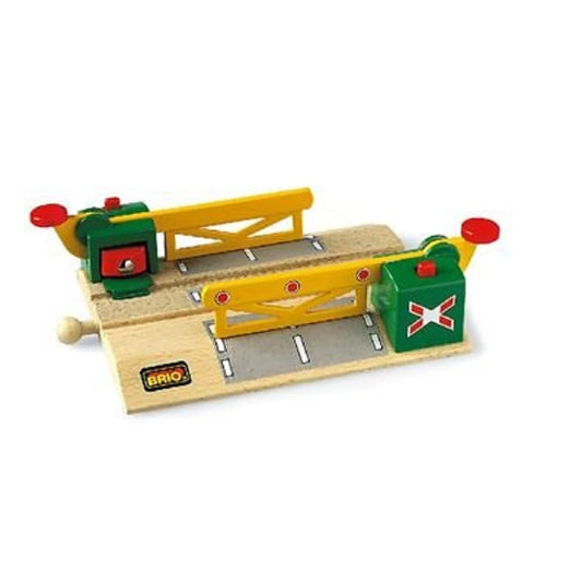BRIO dzelzceļš 33750 - Magnētiskais krustojums, piederumi koka dzelzceļam, rotaļlieta no 3 gadu vecuma.