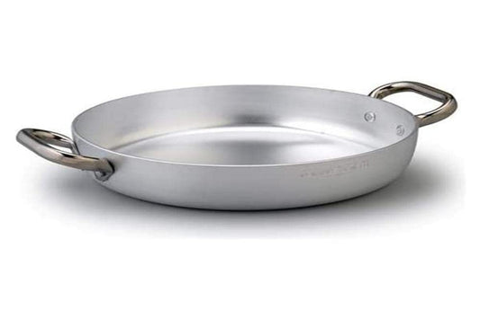 Pentole Agnelli 20 cm indukcijas panna - alumīnija, sudraba/melna, 2 rokturi, piemērota indukcijas plītīm