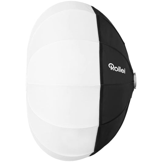 11. Rollei Ballon Softbox ar gaismas kontroles aizkaru, 100cm apaļa gaismas forma ar Bowens S-tipa bajonetu studijas zibspuldžu ierīcēm un LED pastāvīgajām gaismām 28201