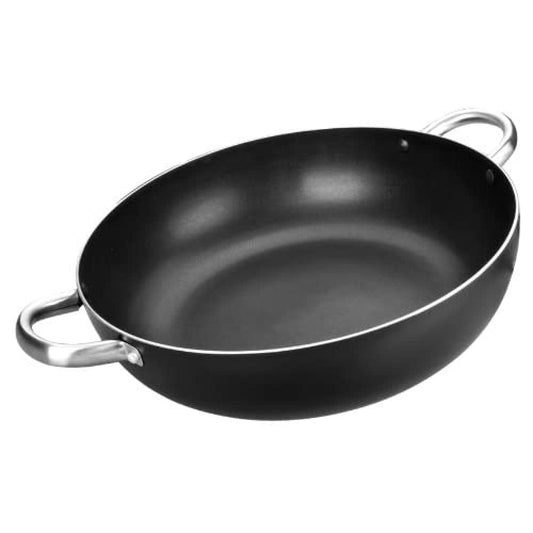 IBILI panna ar 2 rokturiem I-Chef, 32 cm, alumīnijs, nelīpoša, piemērota indukcijai