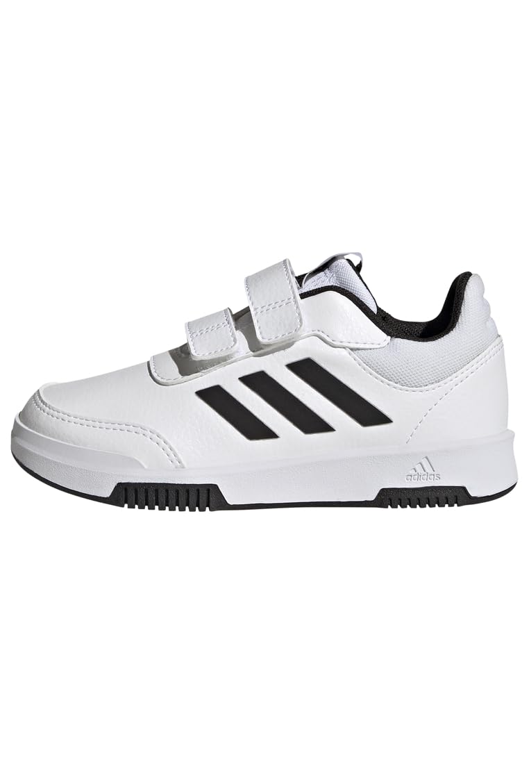 Bērnu sporta apavi adidas Unisex Baby Tensaur Hook and Loop Shoes, Cloud White/Black/Core Black, 23 EU
