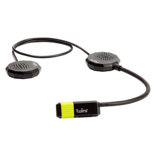 TWIINS HANDSFREE HF2 - Dual 5.0 intercoms with clear audio and hands-free functionality, model KTW0062.