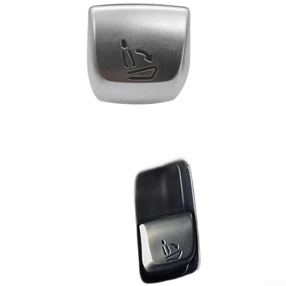 Aizmugurējā sēdekļa salokāmā slēdža vāciņš Mercedes-Benz C-klasei un GLC, OE 2059056611, 2015–2021, sudraba, kreisā puse