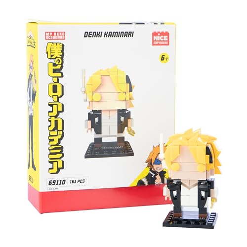 Nice Mattoncini - My Hero Academia Denki Kaminari building blocks set with detailed character design and vibrant colors.