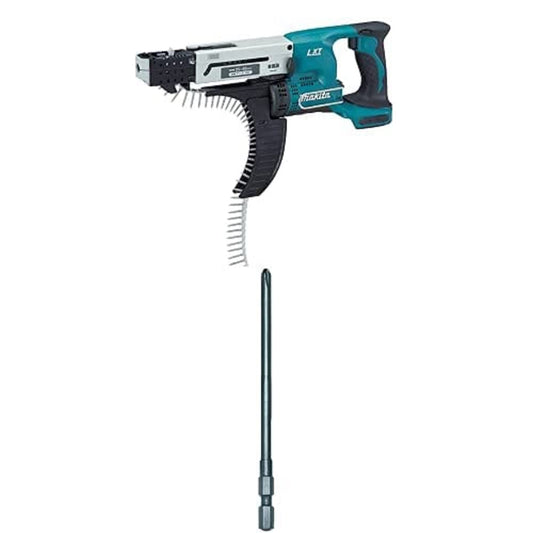 Makita DFR550Z - 18V cordless screwdriver, 25-55mm, includes 2x157mm PH bits, battery and charger not included.