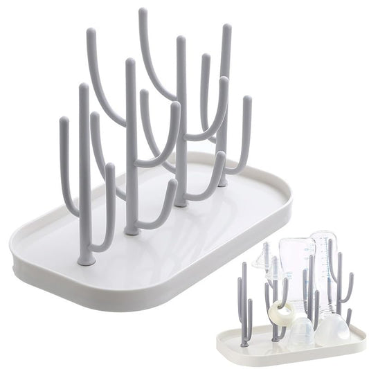 TAIHE bērnu pudeļu žāvētājs, pudeļu notecināšanas statīvs, pudeļu žāvēšanas plaukts, BPA-free pudeļu turētājs pudelēm, krūzēm un piederumiem
