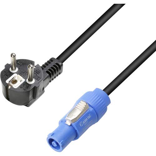 Adam Hall 8101 PCON 0500 X Power Twist/Schuko barošanas kabelis 5 m