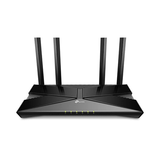 TP-Link Archer AX10 Wi-Fi 6 WLAN maršrutētājs (1202 Mbit/s 5 GHz, 300 Mbit/s 2,4 GHz, 4 × Gigabit LAN porti, piekļuves punkta režīms, HomeCare, saderīgs ar Alexa), melns