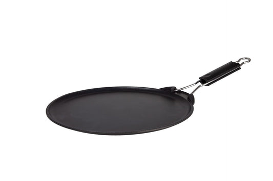 Zanetti Pretpiedeguma panna - 30 cm, alumīnija, salokāms rokturis, izturīga, ideāli piemērota grauzdiņiem un gaļai