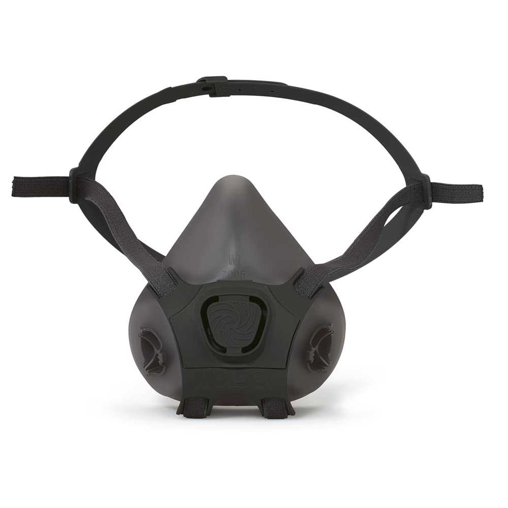 Moldex pusmaska Serie 7000, M izmērs, silikona, atkārtoti lietojama, 1 gab., 7005
