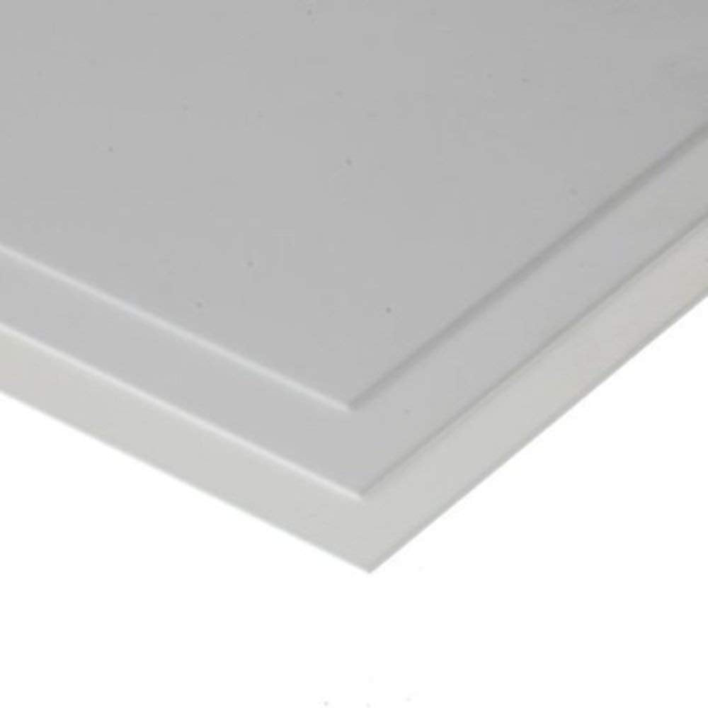 Evergreen 9020 polistirola plāksne, 150 x 300 x 0.50 mm, 3 gab., balta
