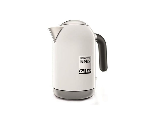 KENWOOD ZJX650WH - White electric kettle with 1.7L capacity, rapid boil, and automatic shut-off feature.