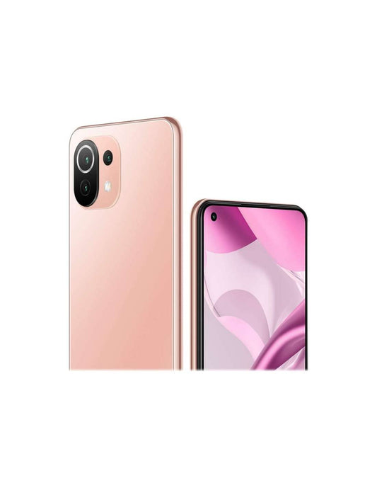 Xiaomi Mi 11 Lite 5G NE - 128GB, Persiku Rozā, sleek design, lightweight, 5G connectivity, vibrant display.
